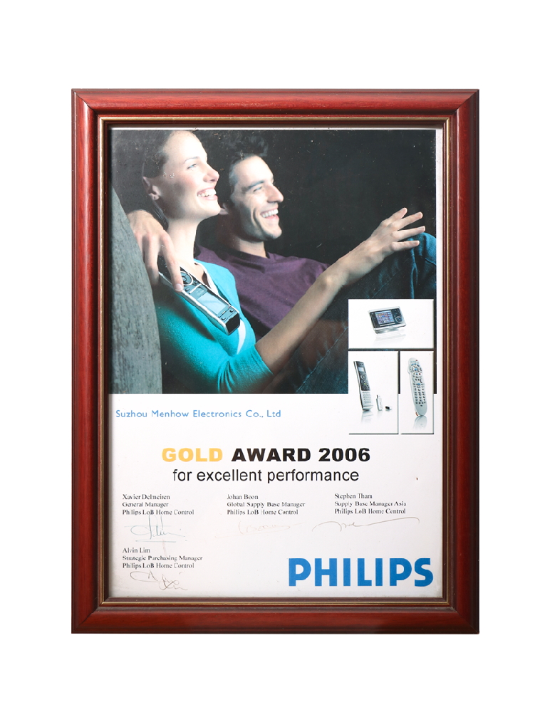 Gold award 2006